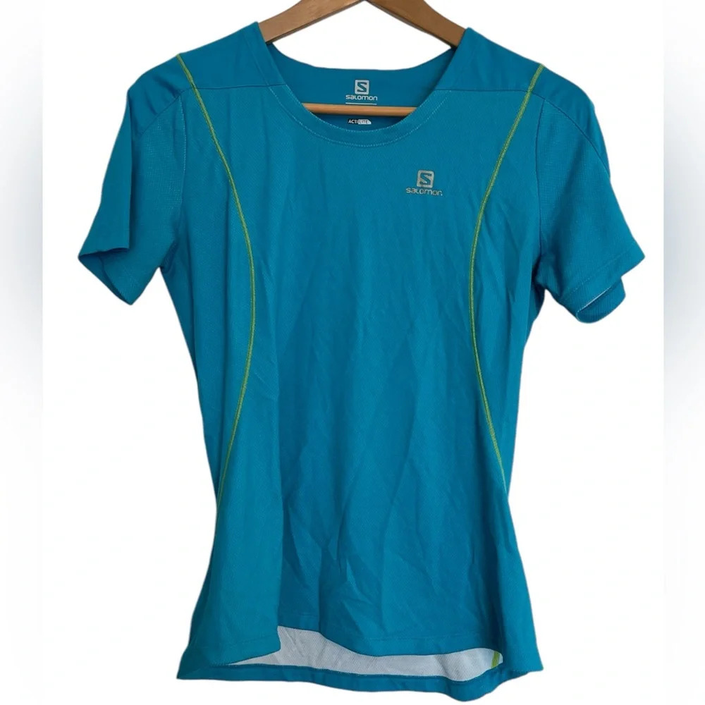 Salomon spot blue T-Shirt size medium